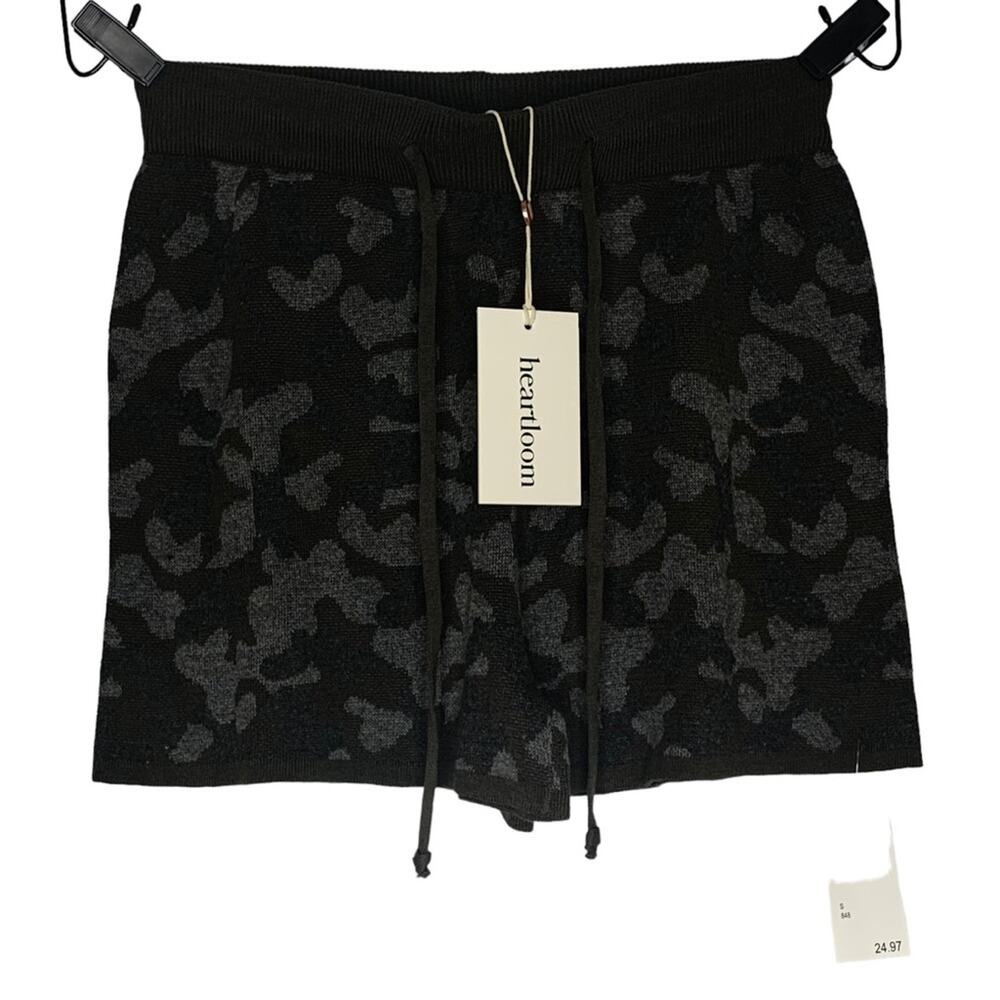 Heartloom NWT Dani Drawstring Army Camo Green Print Shorts Size S